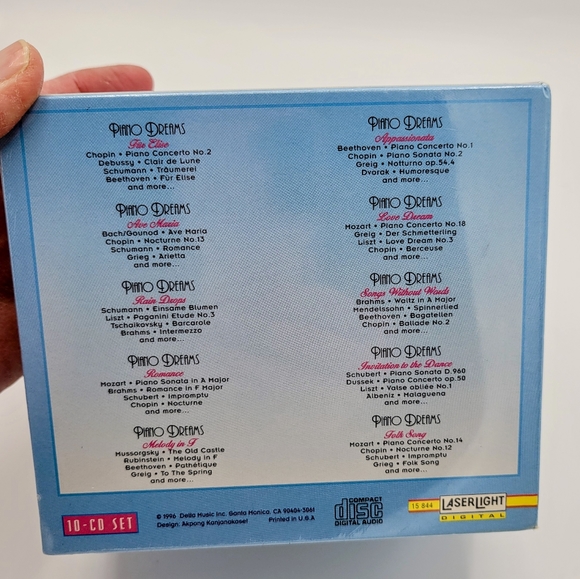 Piano Dreams 10CD Classical Music Boxed Set New - Picture 4 of 9